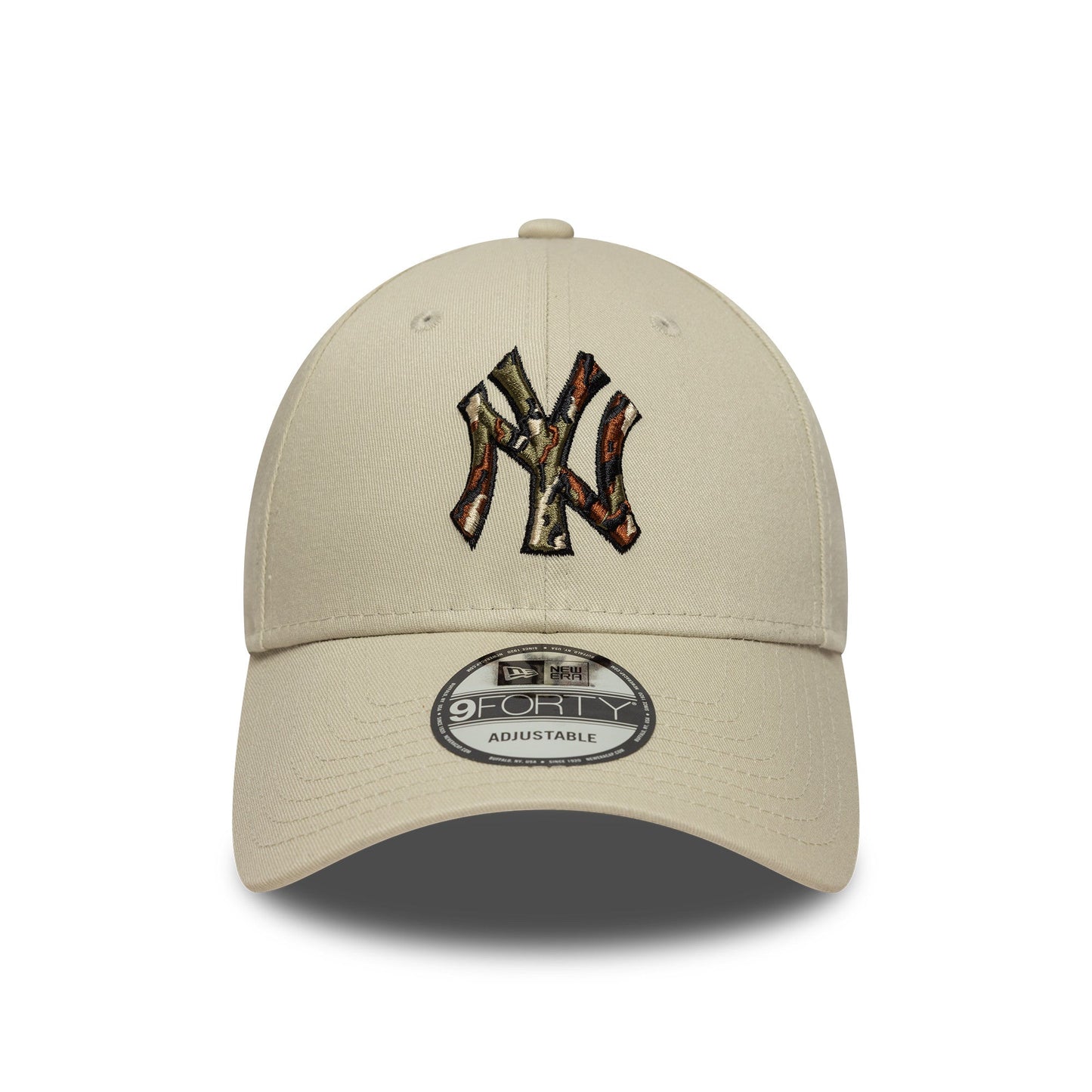 New York Yankees MLB 9FORTY Outline Strapback New Era Camo Official Team Hat Sports Fan Cap