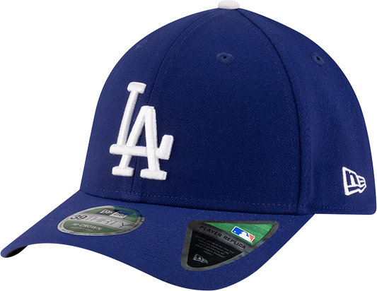 Los Angeles Dodgers New Era M-Crown 39Thirty Player Replica Blue Flex Fit Hat Official Team Hat Sports Fan Cap