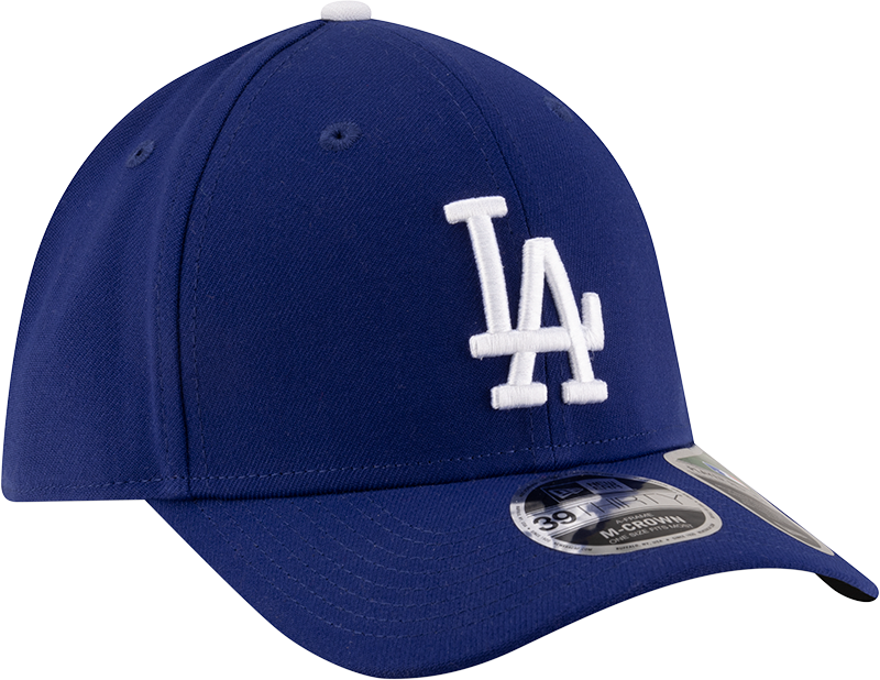 Los Angeles Dodgers New Era M-Crown 39Thirty Player Replica Blue Flex Fit Hat Official Team Hat Sports Fan Cap