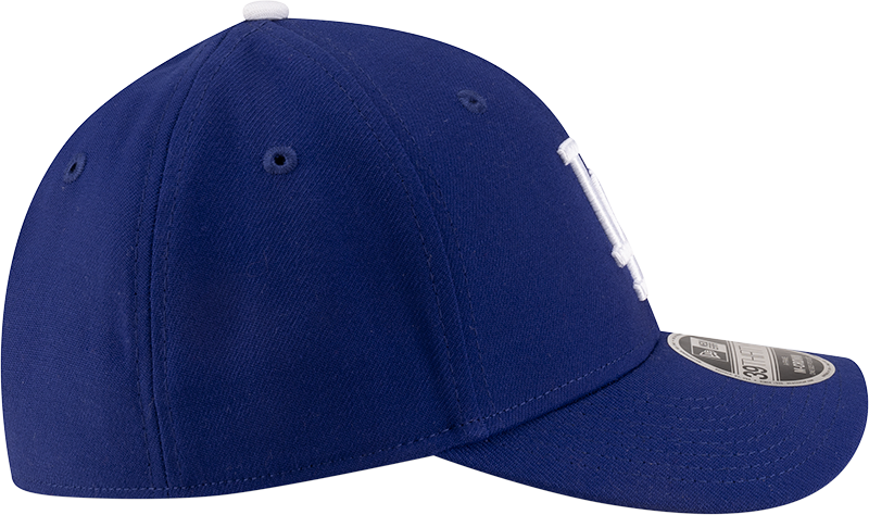 Los Angeles Dodgers New Era M-Crown 39Thirty Player Replica Blue Flex Fit Hat Official Team Hat Sports Fan Cap