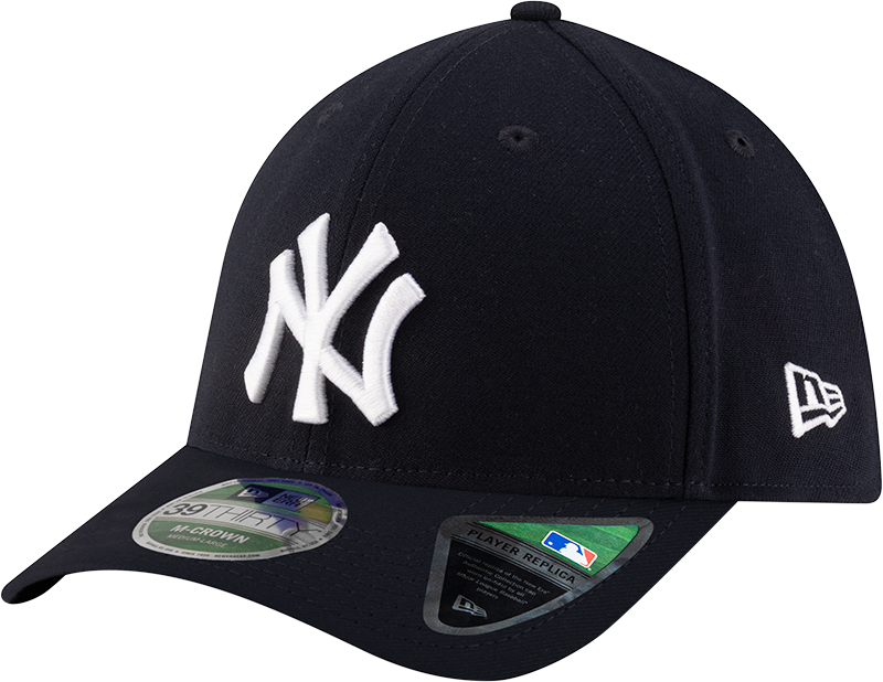 New York Yankees New Era M-Crown Player Replica 39Thirty Navy Flex Fit Hat Official Team Hat Sports Fan Cap