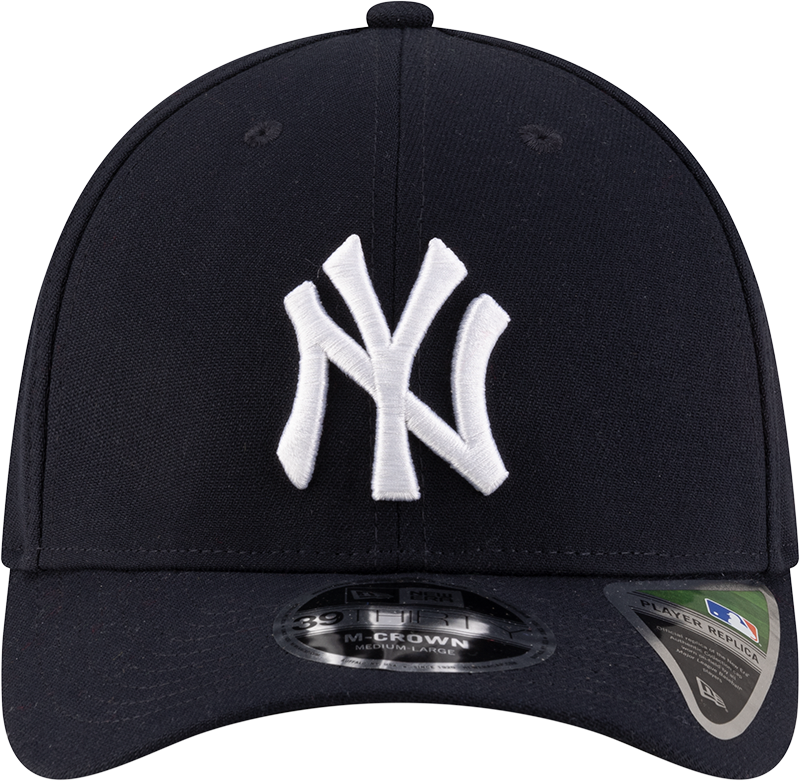 New York Yankees New Era M-Crown Player Replica 39Thirty Navy Flex Fit Hat Official Team Hat Sports Fan Cap