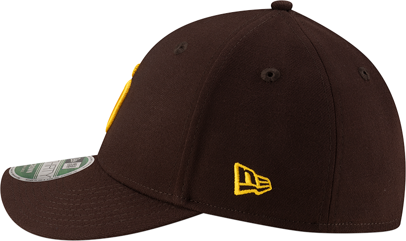 San Diego Padres New Era M-Crown Player Replica 39Thirty Brown Flex Fit Hat Official Team Hat Sports Fan Cap
