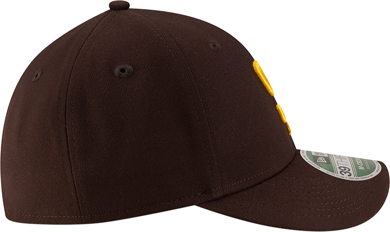San Diego Padres New Era M-Crown Player Replica 39Thirty Brown Flex Fit Hat Official Team Hat Sports Fan Cap