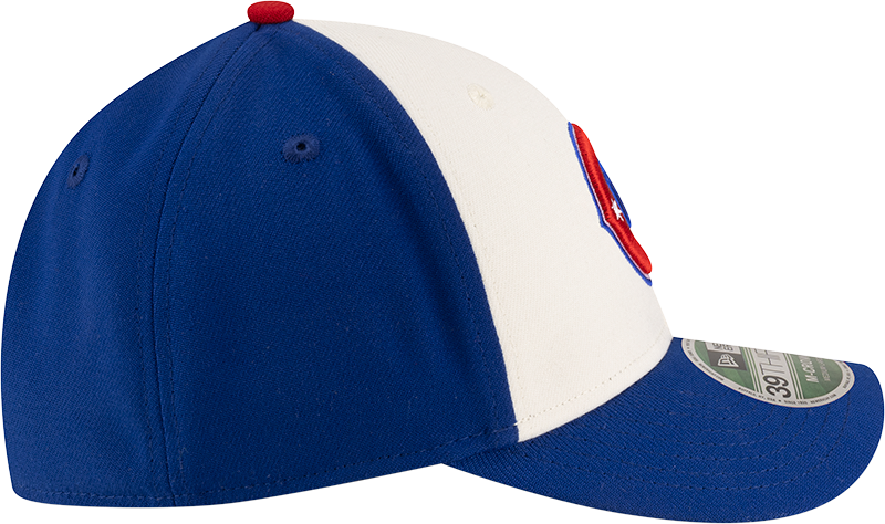 Chicago Cubs New Era M-Crown 39Thirty Alternate 2 Player Replica Blue Flex Fit Hat Official Team Hat Sports Fan Cap