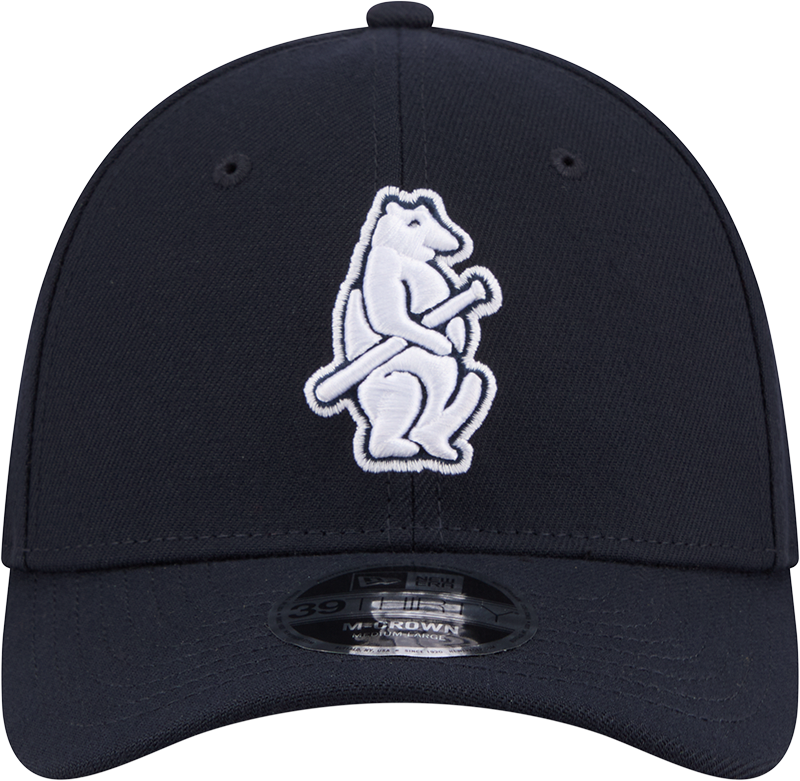 Chicago Cubs Cooperstown Collection 14 New Era M-Crown 39Thirty Navy Flex Fit Hat Official Team Hat Sports Fan Cap