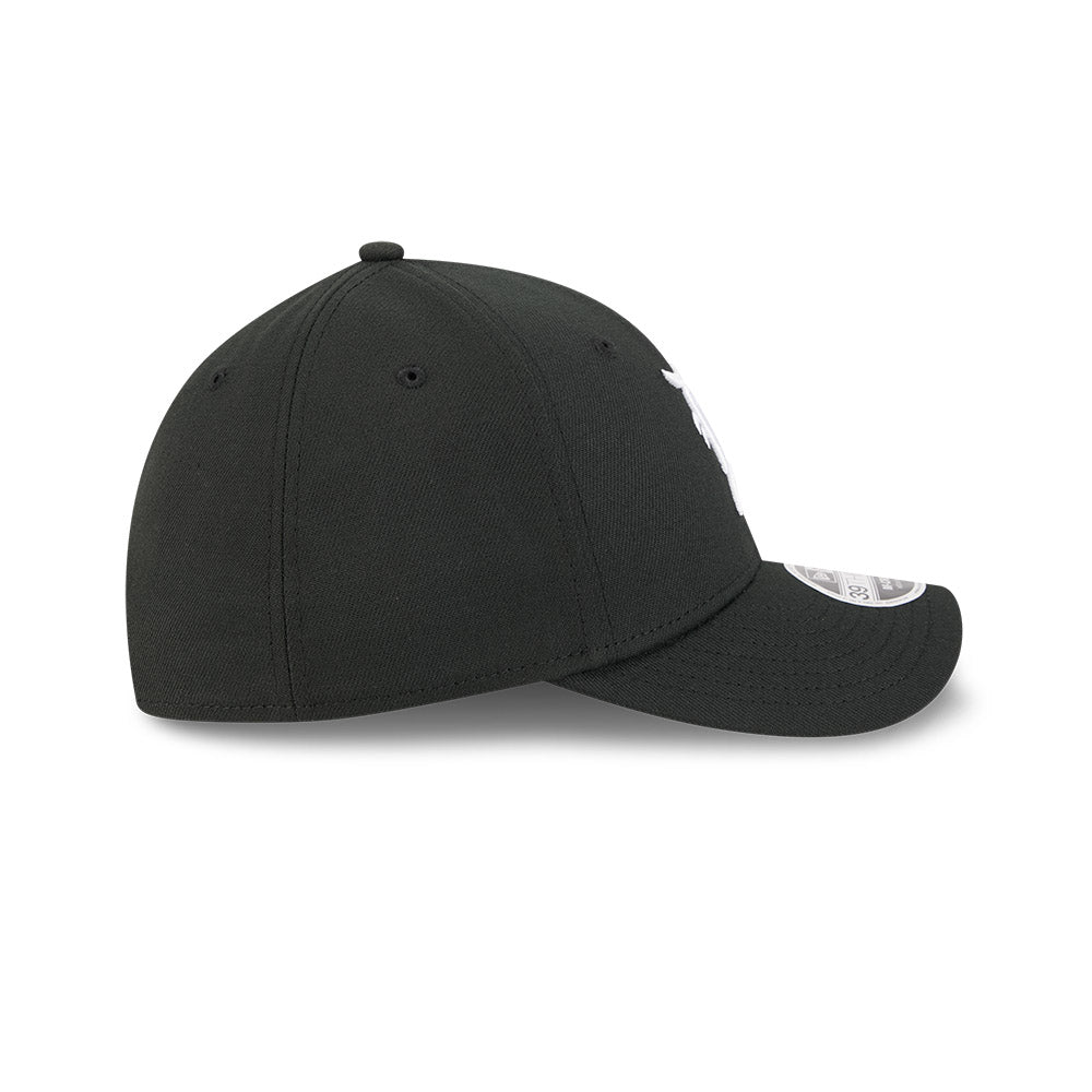 Detroit Tigers M-Crown 39Thirty Black/White Flex Fit Hat Official Team Hat Sports Fan Cap