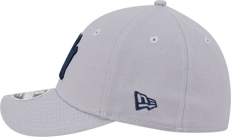 New York Yankees New Era M-Crown 39Thirty Gray Flex Fit Hat Official Team Hat Sports Fan Cap