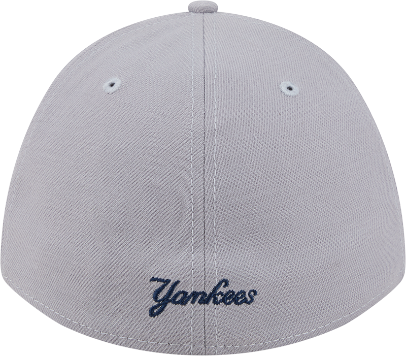 New York Yankees New Era M-Crown 39Thirty Gray Flex Fit Hat Official Team Hat Sports Fan Cap