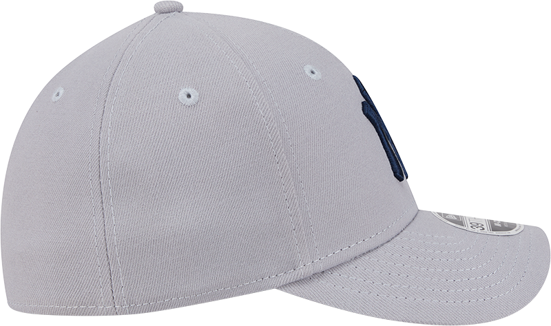 New York Yankees New Era M-Crown 39Thirty Gray Flex Fit Hat Official Team Hat Sports Fan Cap