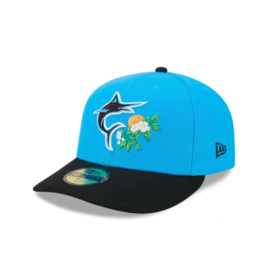 Miami Marlins MLB Spring Training 2026 59FIFTY Fitted New Era Official Team Hat Sports Fan Cap