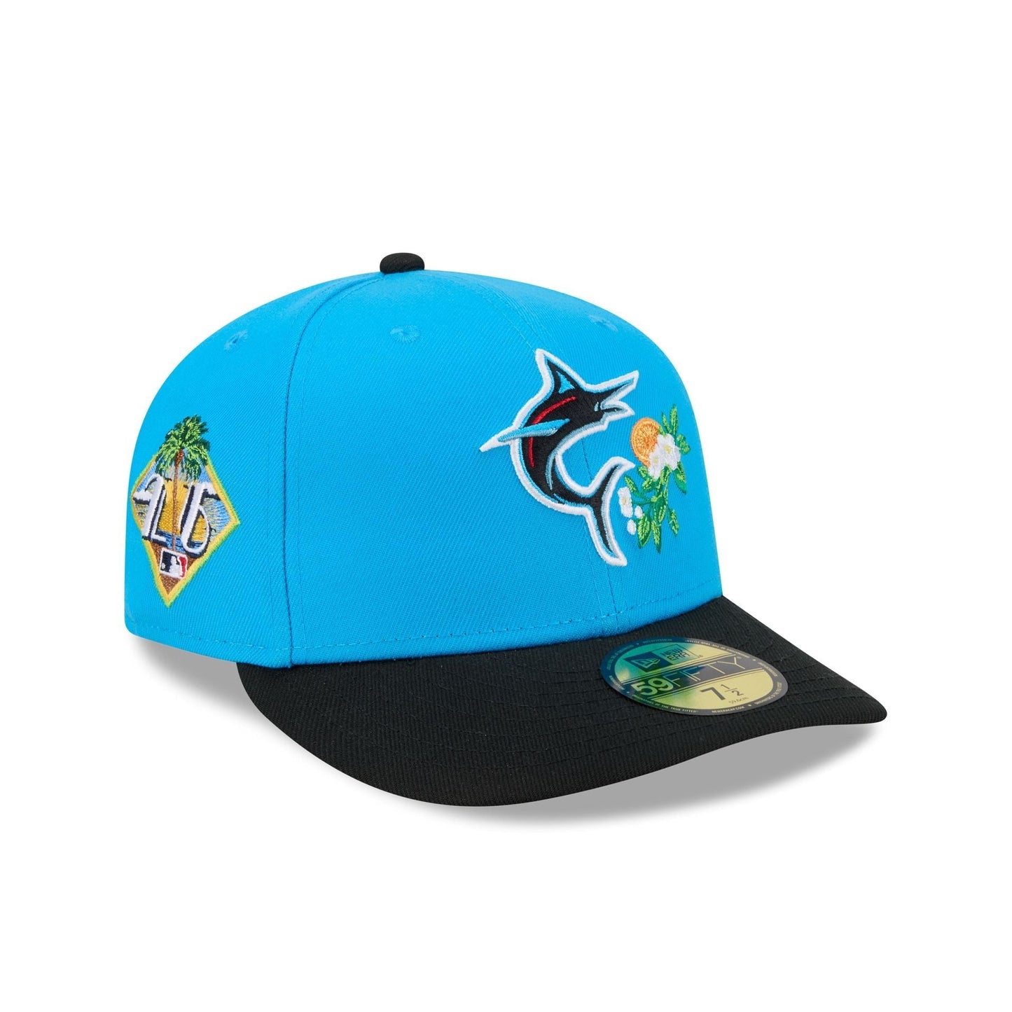 Miami Marlins MLB Spring Training 2026 59FIFTY Fitted New Era Official Team Hat Sports Fan Cap