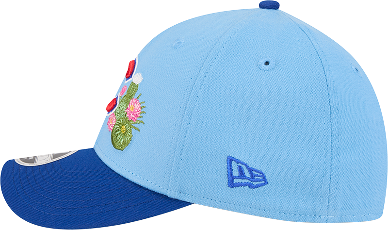 Chicago Cubs New Era 2026 Spring Training M-Crown 39Thirty Player Replica Blue Flex Fit Hat Official Team Hat Sports Fan Cap