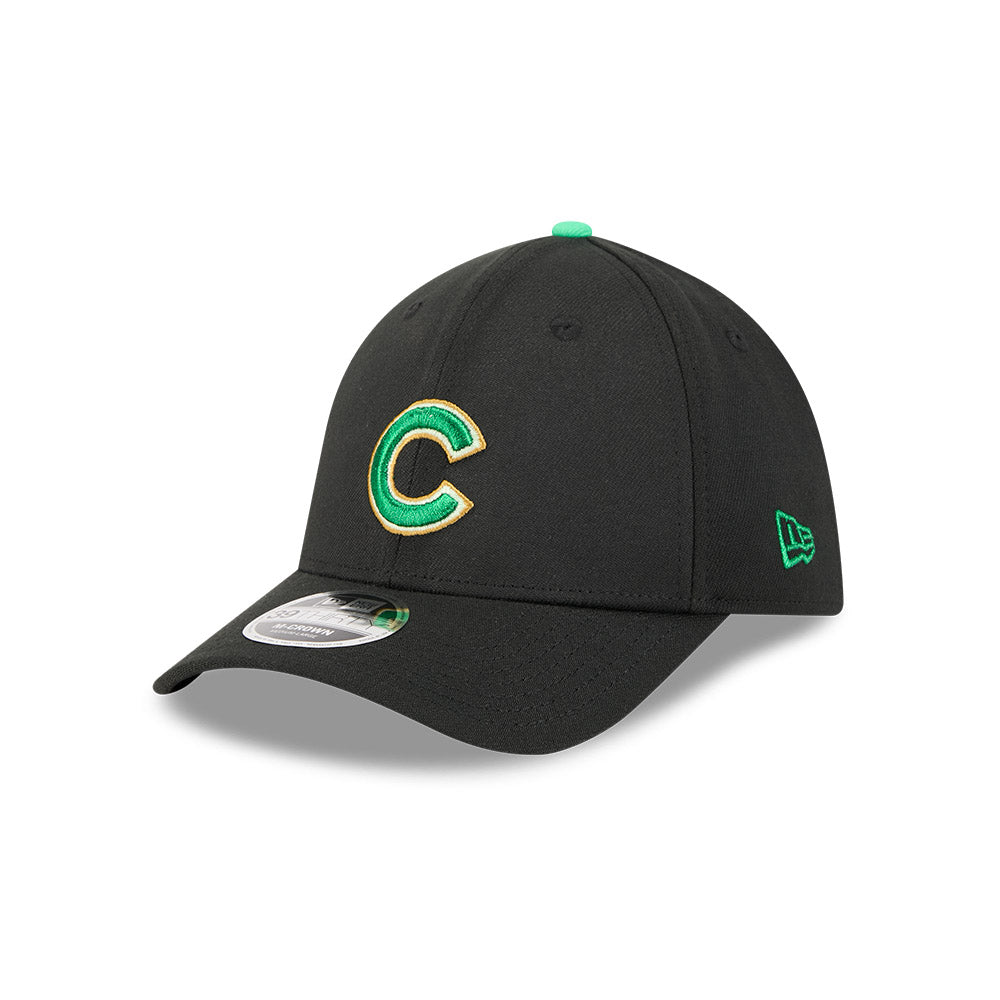 Chicago Cubs New Era M-Crown 39Thirty St. Patrick's Day Flex Fit Hat Official Team Hat Sports Fan Cap