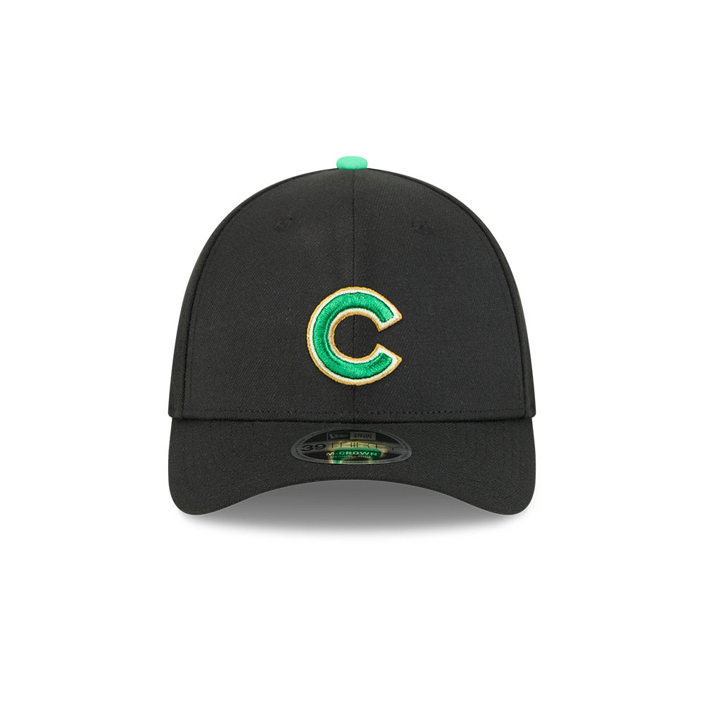 Chicago Cubs New Era M-Crown 39Thirty St. Patrick's Day Flex Fit Hat Official Team Hat Sports Fan Cap
