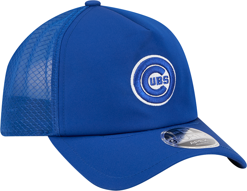 Chicago Cubs New Era 2026 Batting Practice 9Forty APEX Bullseye Logo Snap Adjustable Hat-Royal Official Team Hat Sports Fan Cap