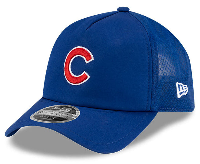 Chicago Cubs New Era 2026 Batting Practice 9Forty APEX "C" Logo Snap Adjustable Hat-Royal Official Team Hat Sports Fan Cap