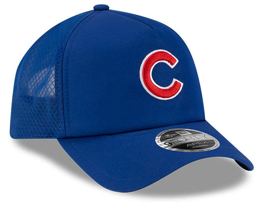 Chicago Cubs New Era 2026 Batting Practice 9Forty APEX "C" Logo Snap Adjustable Hat-Royal Official Team Hat Sports Fan Cap