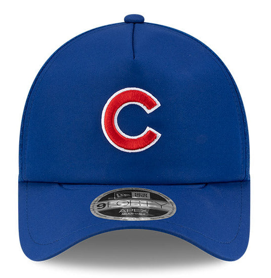 Chicago Cubs New Era 2026 Batting Practice 9Forty APEX "C" Logo Snap Adjustable Hat-Royal Official Team Hat Sports Fan Cap