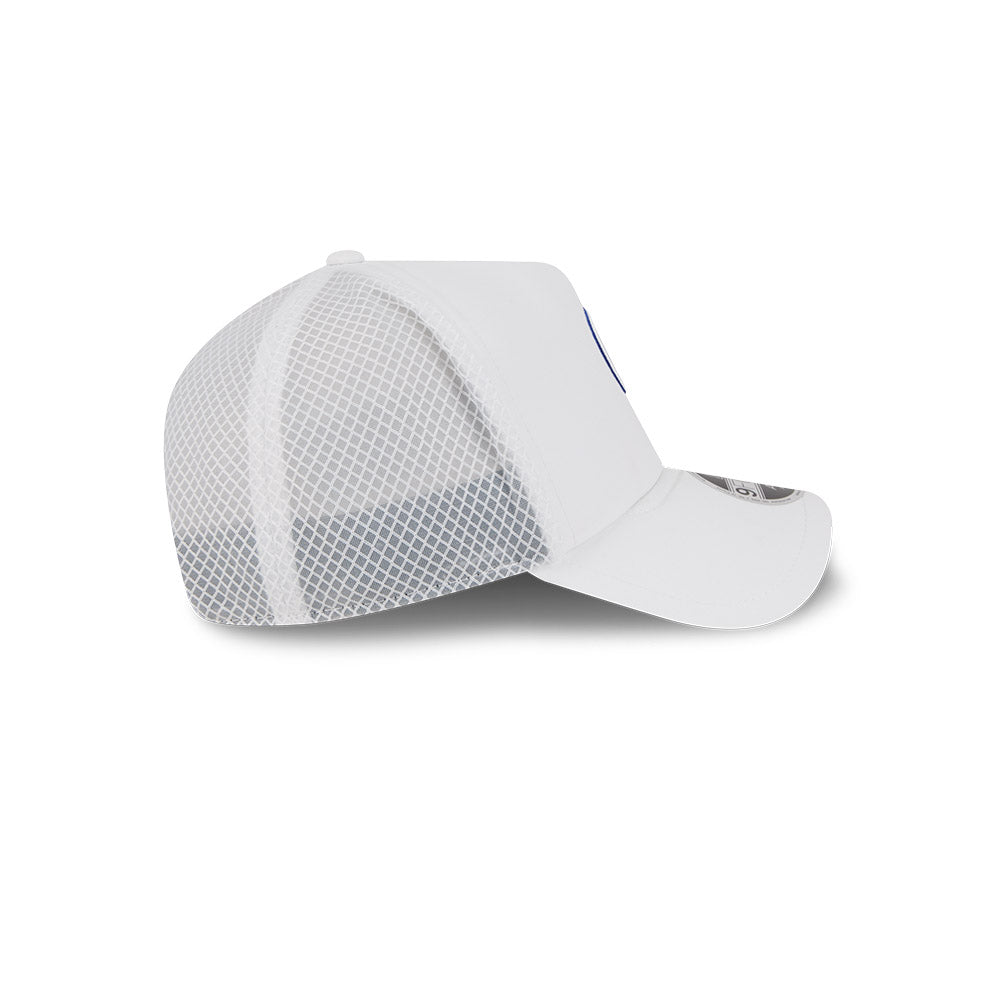 Chicago Cubs New Era 2026 Batting Practice 9Forty APEX "C" Logo Snap Adjustable Hat-White Official Team Hat Sports Fan Cap