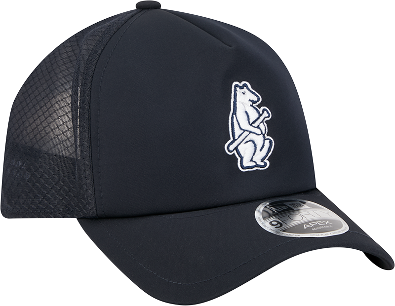 Chicago Cubs New Era 2026 Batting Practice 9Forty APEX Snap Adjustable Hat-Navy Official Team Hat Sports Fan Cap