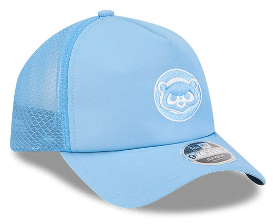 Chicago Cubs New Era 2026 Batting Practice 9Forty APEX "1984 Bear" Logo Snap Adjustable Hat-Sky Blue Official Team Hat Sports Fan Cap