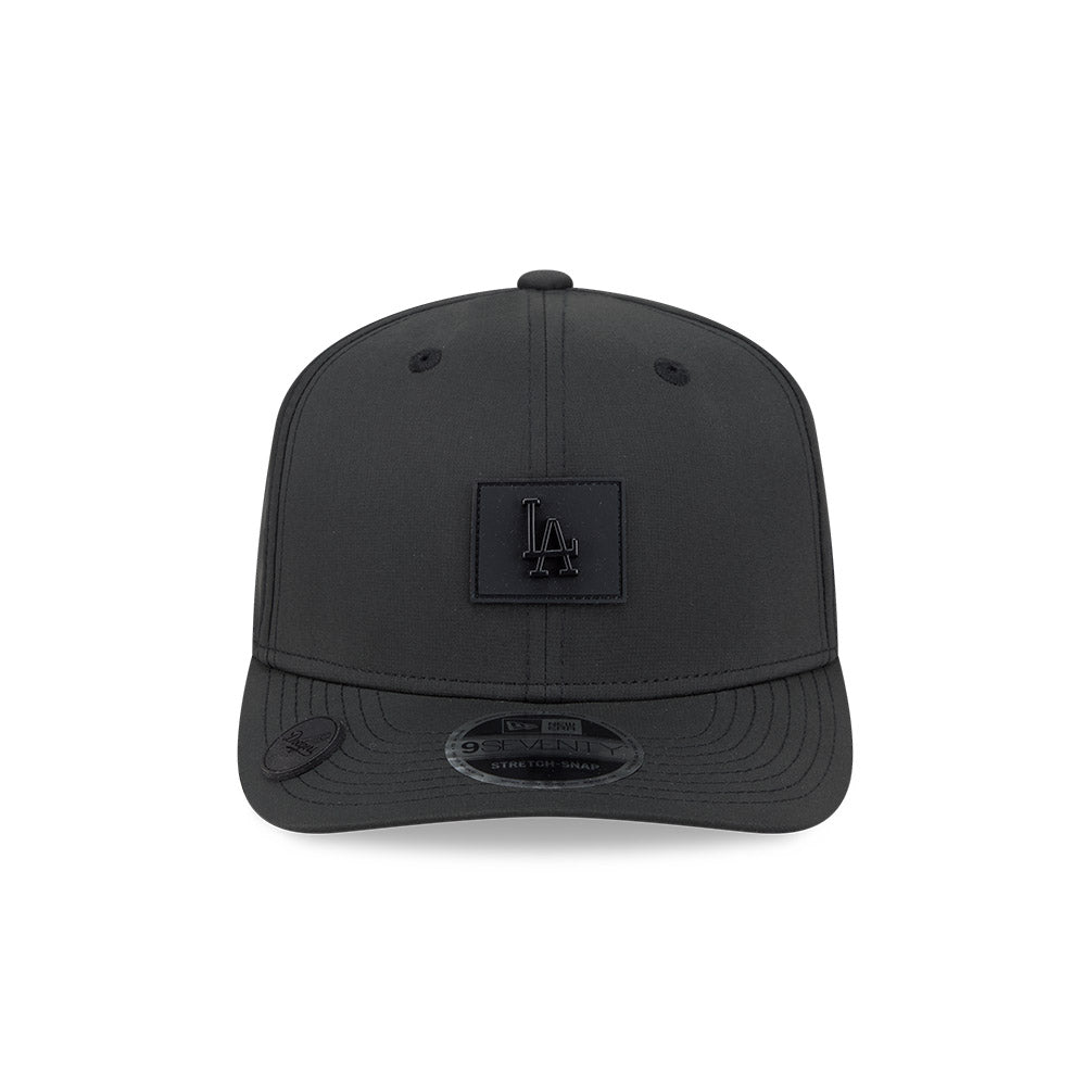 Los Angeles Dodgers New Era 2026 Clubhouse 9SEVENTY Stretch Snap Adjustable Hat-Black Tonal Official Team Hat Sports Fan Cap