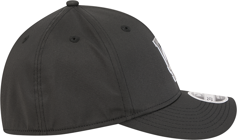 Los Angeles Dodgers New Era M-Crown 39Thirty Metallic Black Performance Flex Fit Hat Official Team Hat Sports Fan Cap