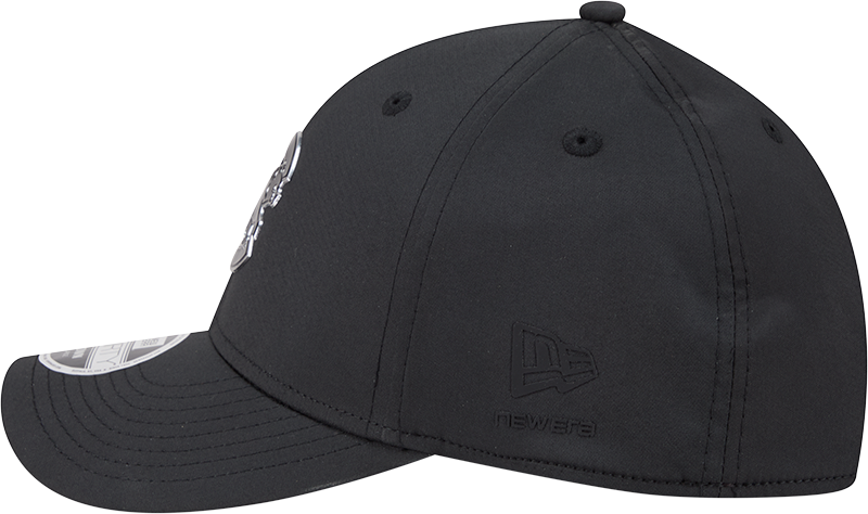 Chicago Cubs New Era M-Crown 39Thirty Metallic Black Performance Flex Fit Hat-Crawling Bear Official Team Hat Sports Fan Cap