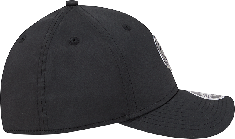 Chicago Cubs New Era M-Crown 39Thirty Metallic Black Performance Flex Fit Hat-Crawling Bear Official Team Hat Sports Fan Cap