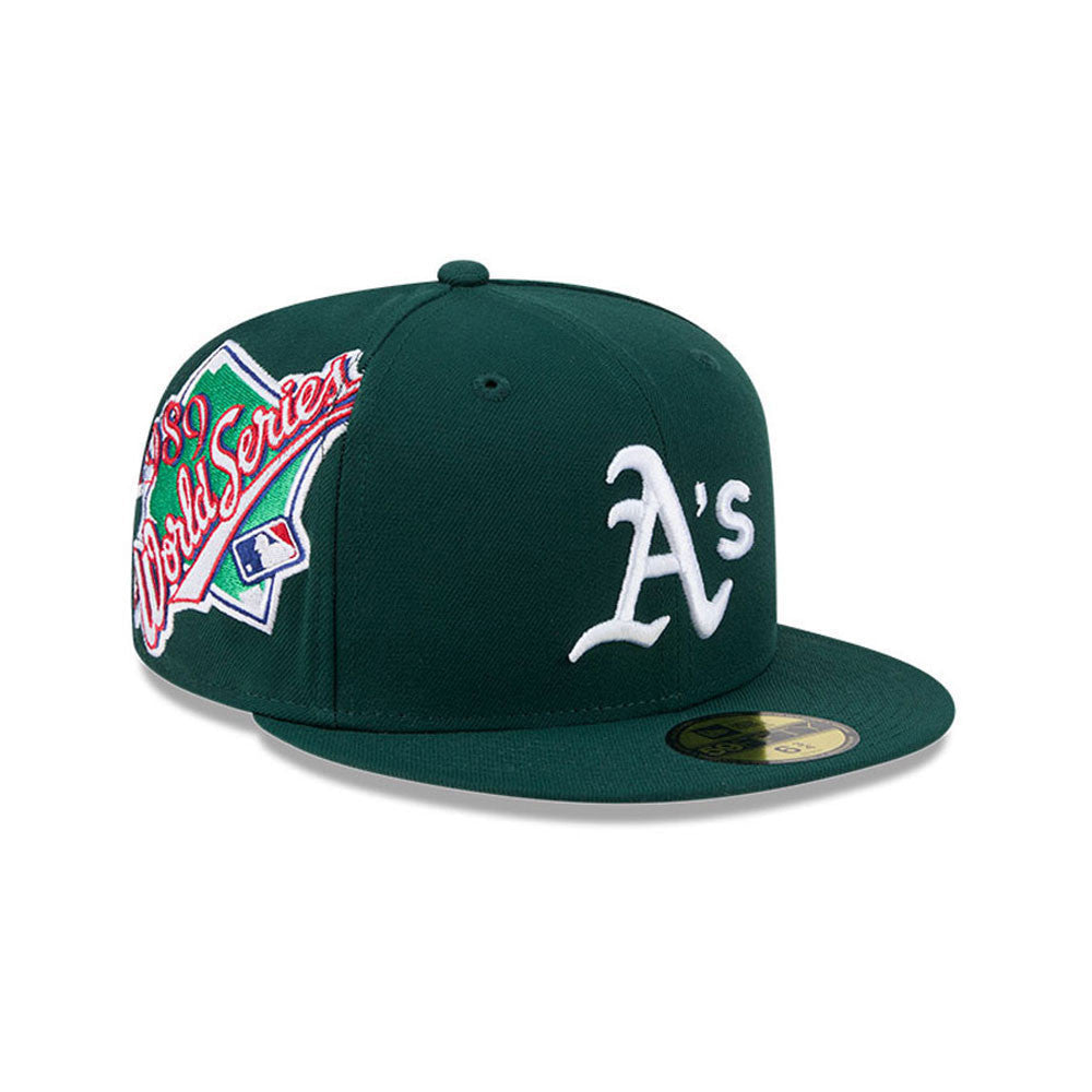 Oakland Athletics MLB Hidden Hit 59FIFTY Fitted New Era Official Team Hat Sports Fan Cap