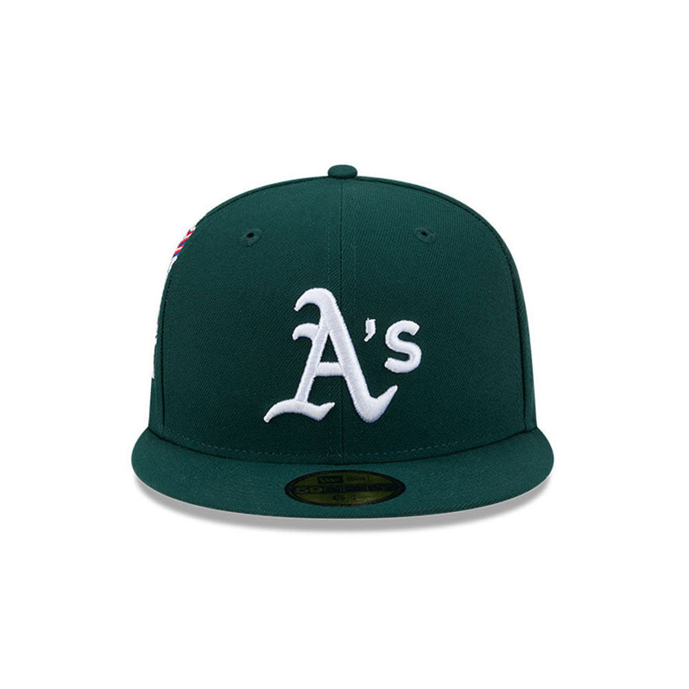 Oakland Athletics MLB Hidden Hit 59FIFTY Fitted New Era Official Team Hat Sports Fan Cap