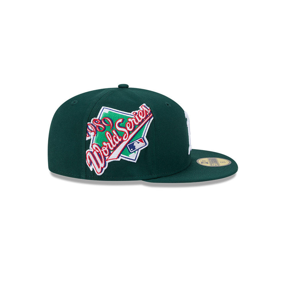 Oakland Athletics MLB Hidden Hit 59FIFTY Fitted New Era Official Team Hat Sports Fan Cap