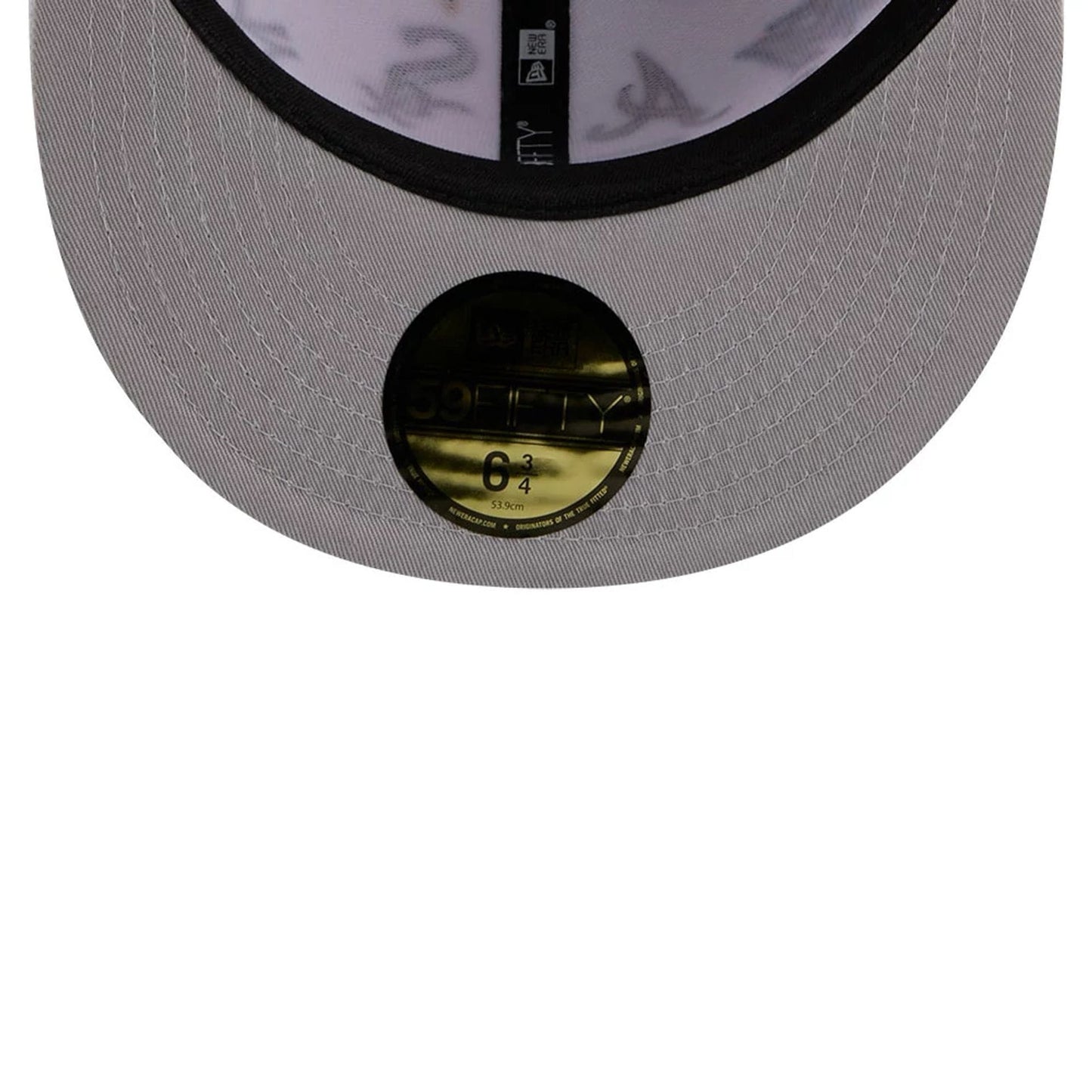 MLB All Over Patch 59FIFTY Fitted New Era White Official Team Hat Sports Fan Cap