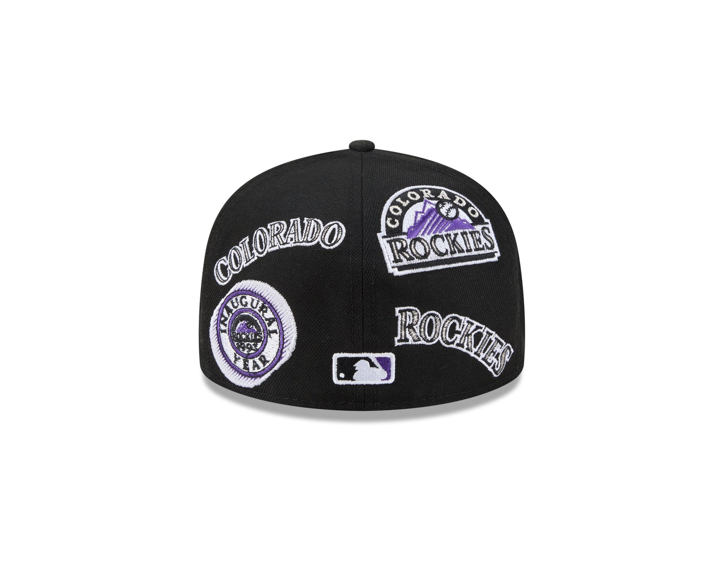 Colorado Rockies MLB All Over Patch 59FIFTY Fitted New Era Official Team Hat Sports Fan Cap