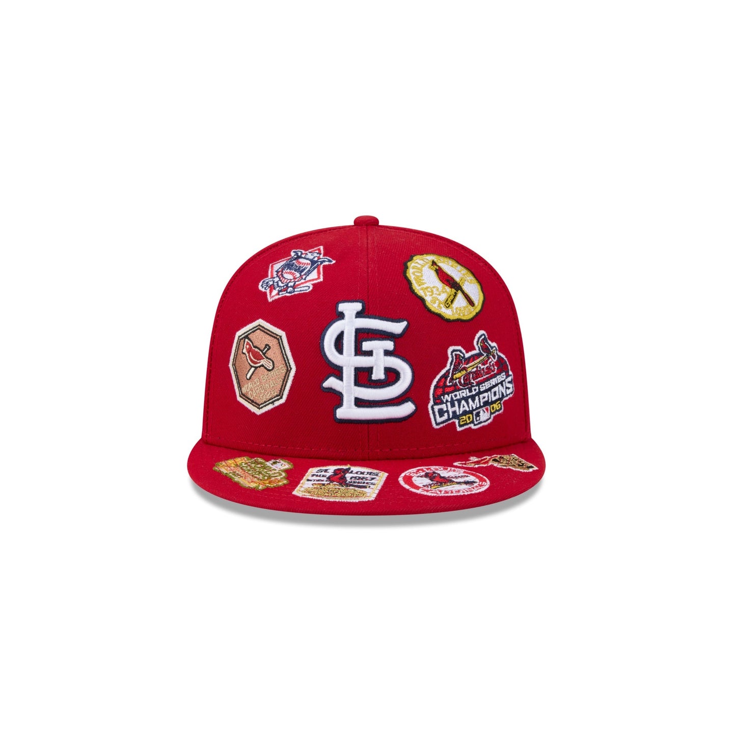 St Louis Cardinals MLB All Over Patch 59FIFTY New Era Official Team Hat Sports Fan Cap