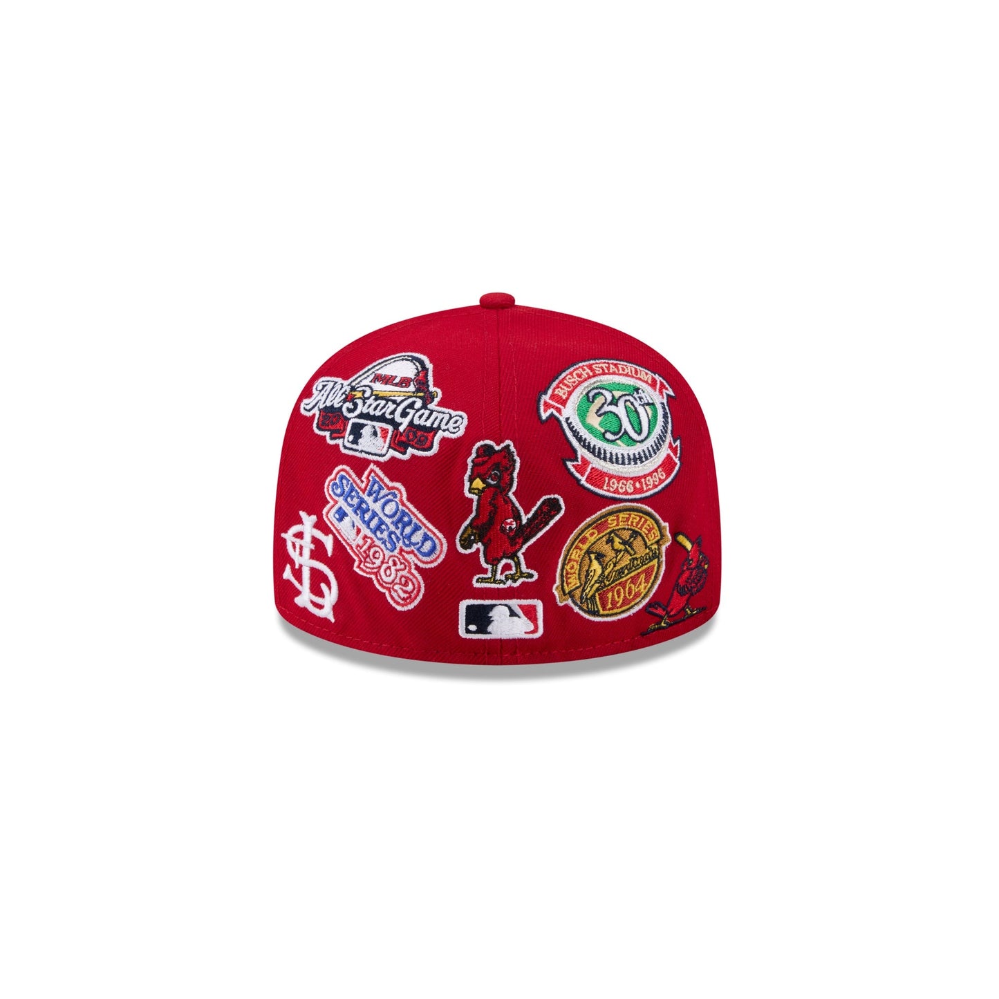 St Louis Cardinals MLB All Over Patch 59FIFTY New Era Official Team Hat Sports Fan Cap
