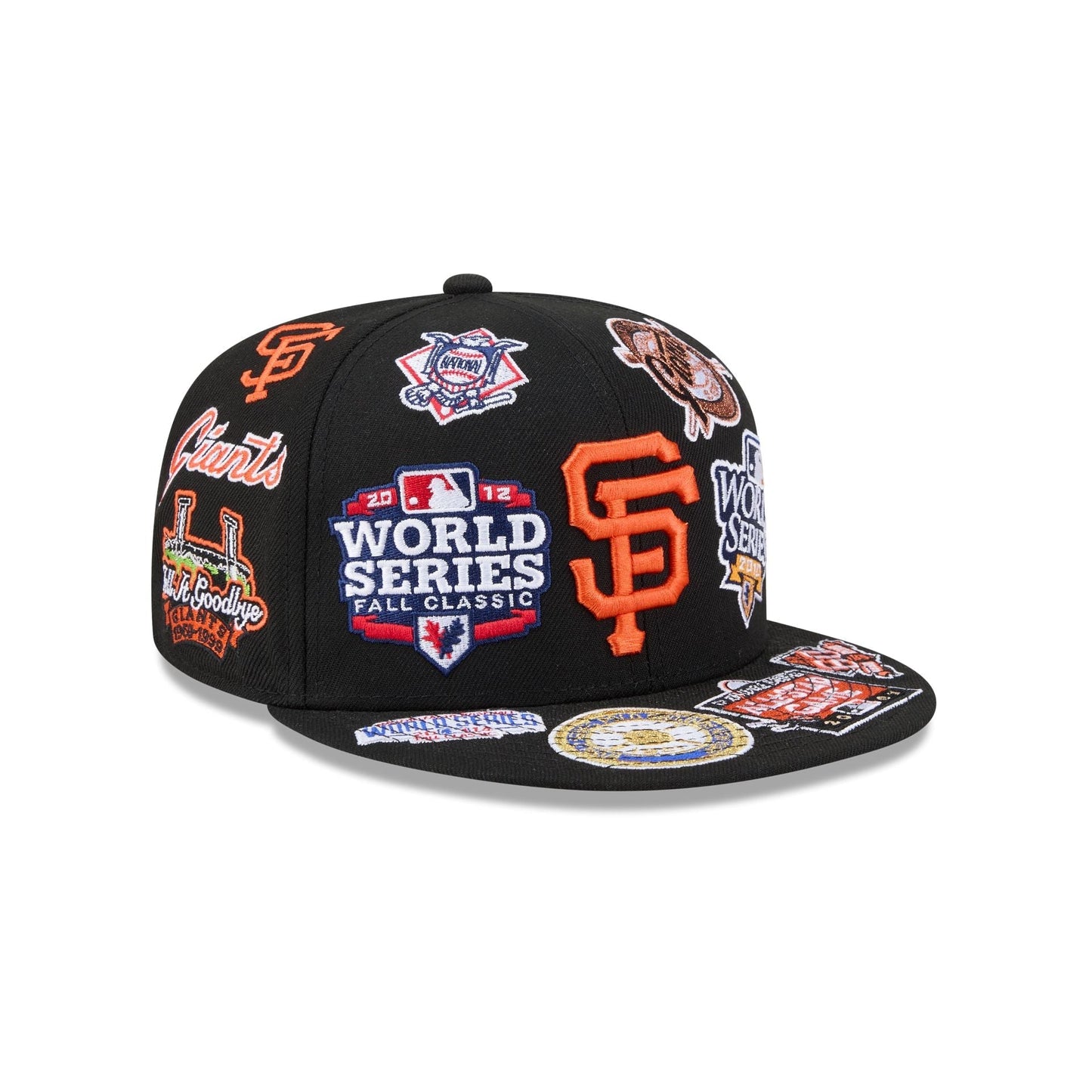 San Francisco Giants MLB All Over Patch 59FIFTY Fitted New Era Official Team Hat Sports Fan Cap
