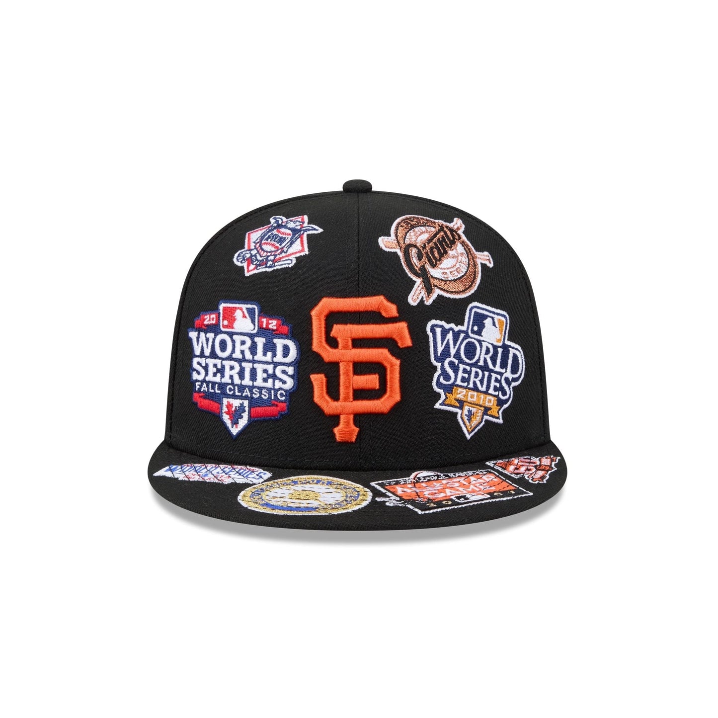 San Francisco Giants MLB All Over Patch 59FIFTY Fitted New Era Official Team Hat Sports Fan Cap