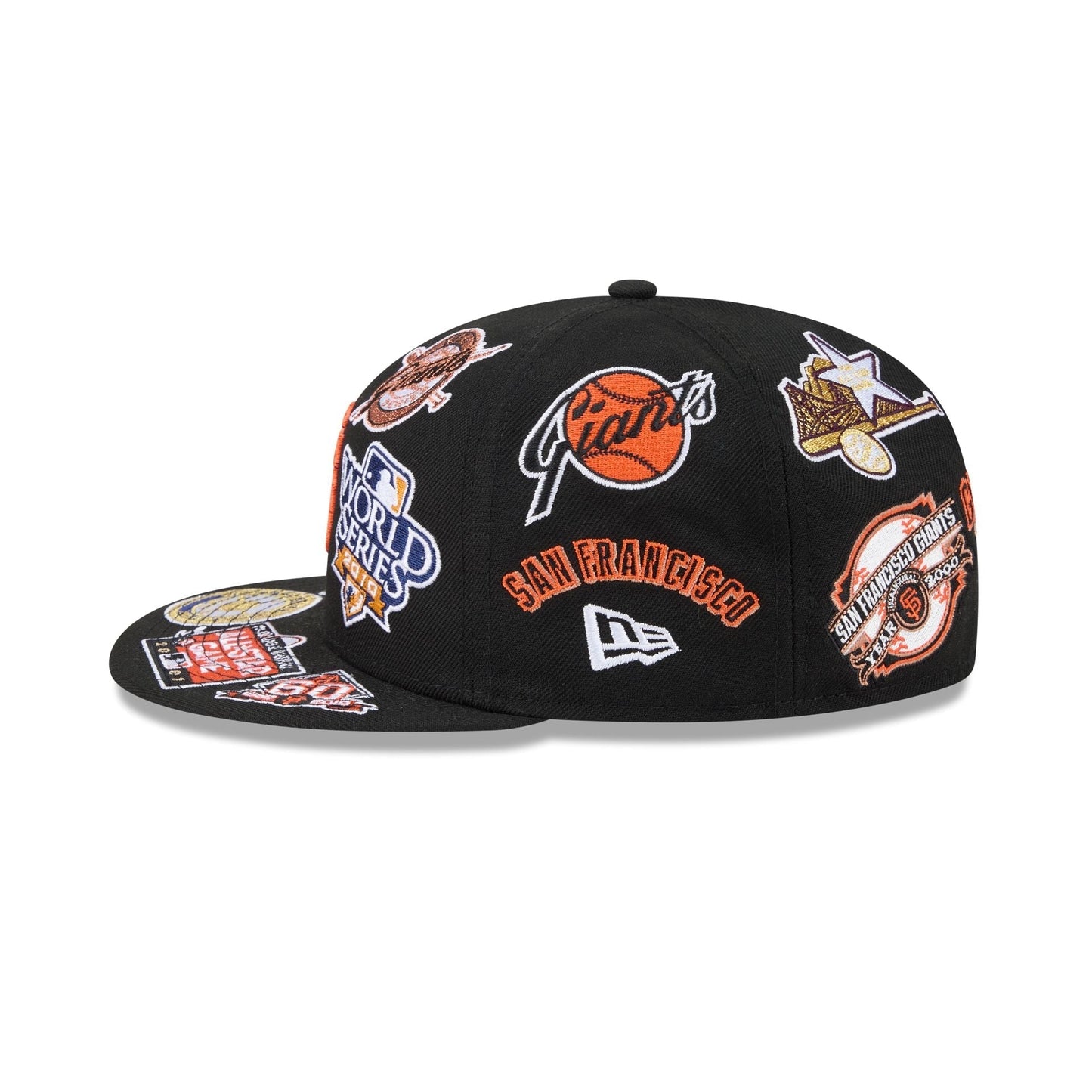 San Francisco Giants MLB All Over Patch 59FIFTY Fitted New Era Official Team Hat Sports Fan Cap