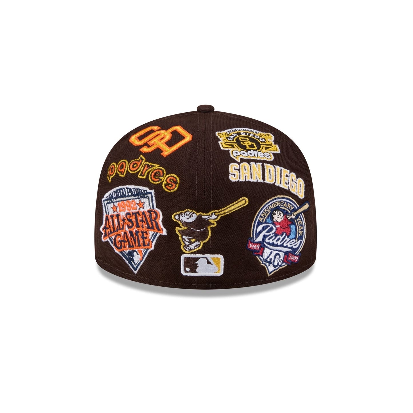San Diego Padres MLB All Over Patch 59FIFTY New Era Official Team Hat Sports Fan Cap