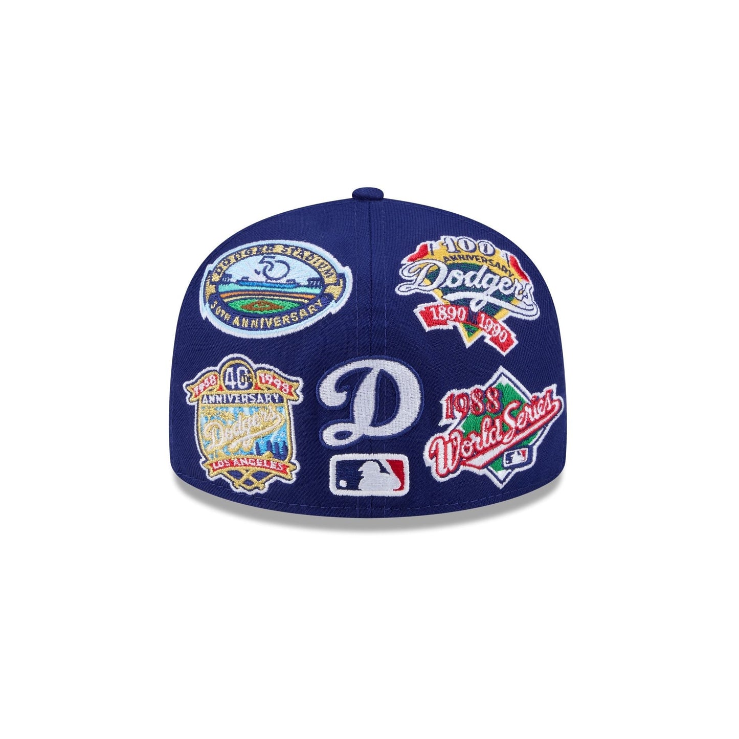 Los Angeles Dodgers MLB All Over Patch 59FIFTY New Era Fitted Official Team Hat Sports Fan Cap