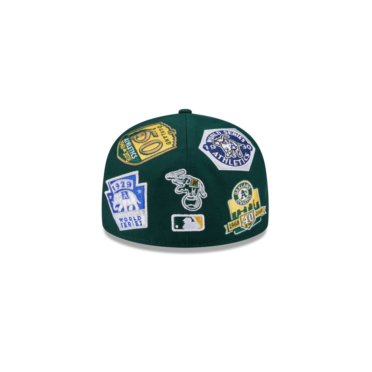 Oakland Athletics MLB All Over Patch 59FIFTY New Era Official Team Hat Sports Fan Cap