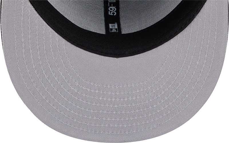 Chicago Cubs Storm Gray Walking Bear Logo 59FIFTY Fitted Cap By New Era Official Team Hat Sports Fan Cap