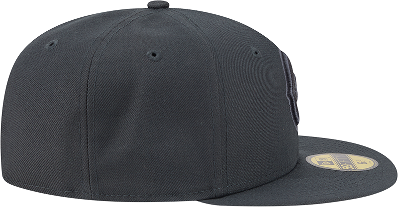 Chicago Cubs Storm Gray 2nd Alternate Logo 59FIFTY Fitted Cap By New Era Official Team Hat Sports Fan Cap