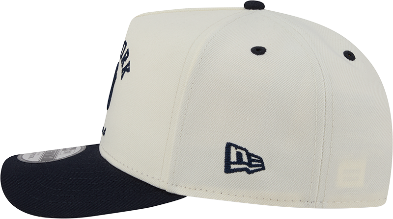 New York Yankees New Era Arched Ivory A-Frame 9FIFTY Snapback Hat Official Team Hat Sports Fan Cap