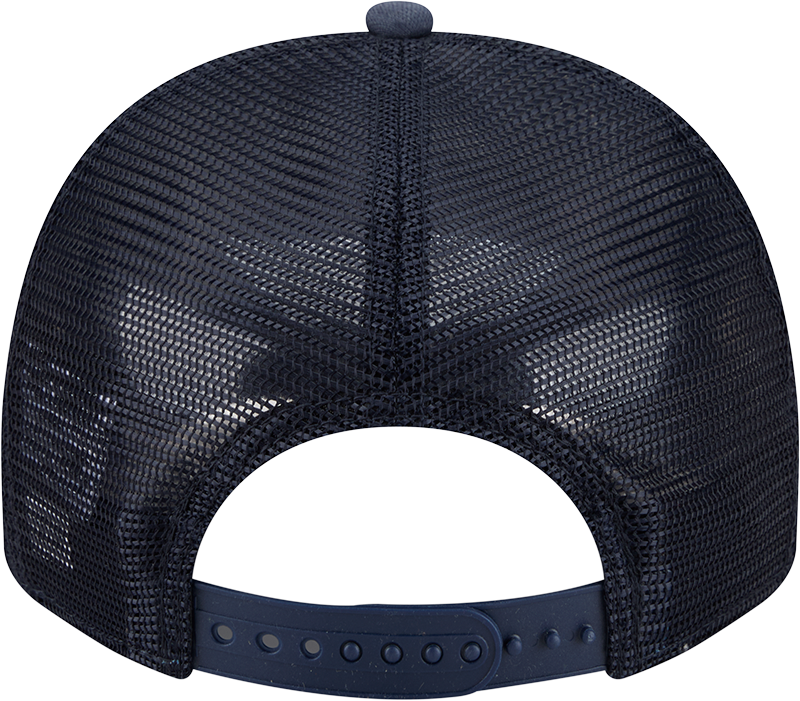New York Yankees New Era Navy Worn A-Frame 9FIFTY Trucker Snapback Hat Official Team Hat Sports Fan Cap