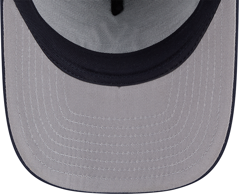 New York Yankees New Era Navy Worn A-Frame 9FIFTY Trucker Snapback Hat Official Team Hat Sports Fan Cap