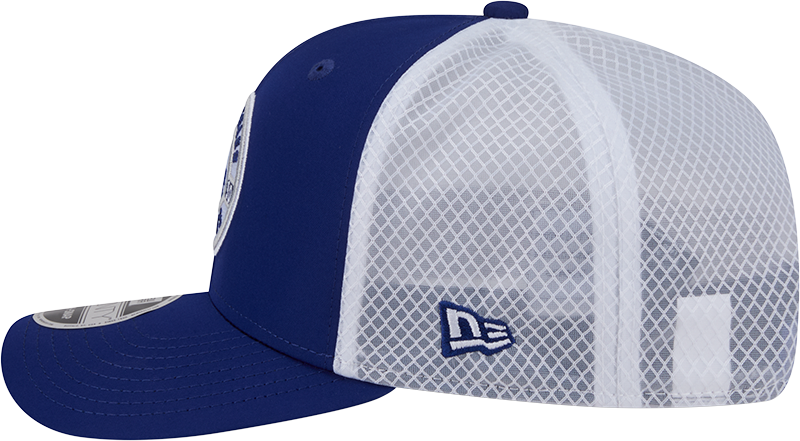 Men's Los Angeles Dodgers New Era Circle Patch 9SEVENTY Trucker Adjustable Hat Official Team Hat Sports Fan Cap