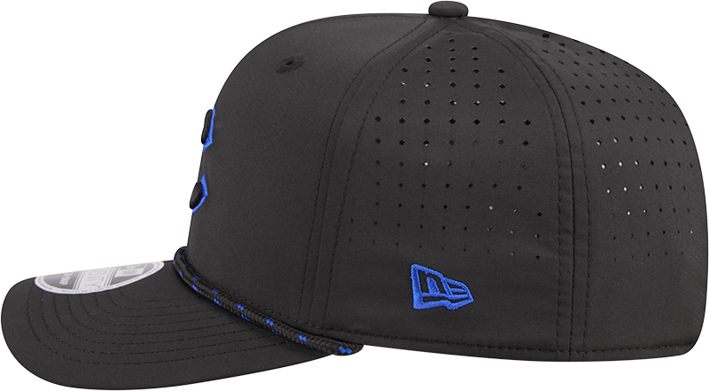 Chicago Cubs New Era Black Sport Rope 9SEVENTY Stretch Snap Adjustable Hat Official Team Hat Sports Fan Cap